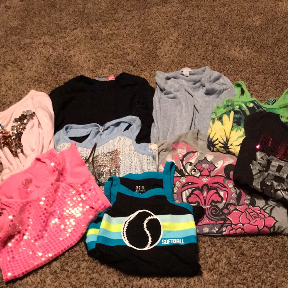 Lot of size 8 shirts